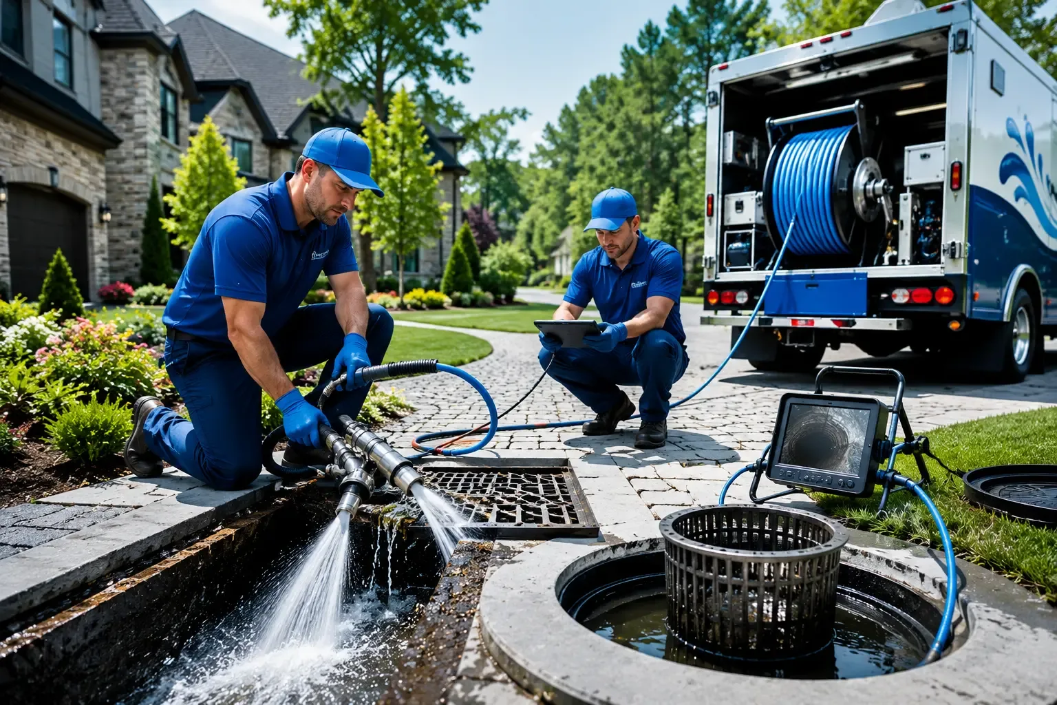 Local outdoor drain cleaning professionals in Lotus, CA