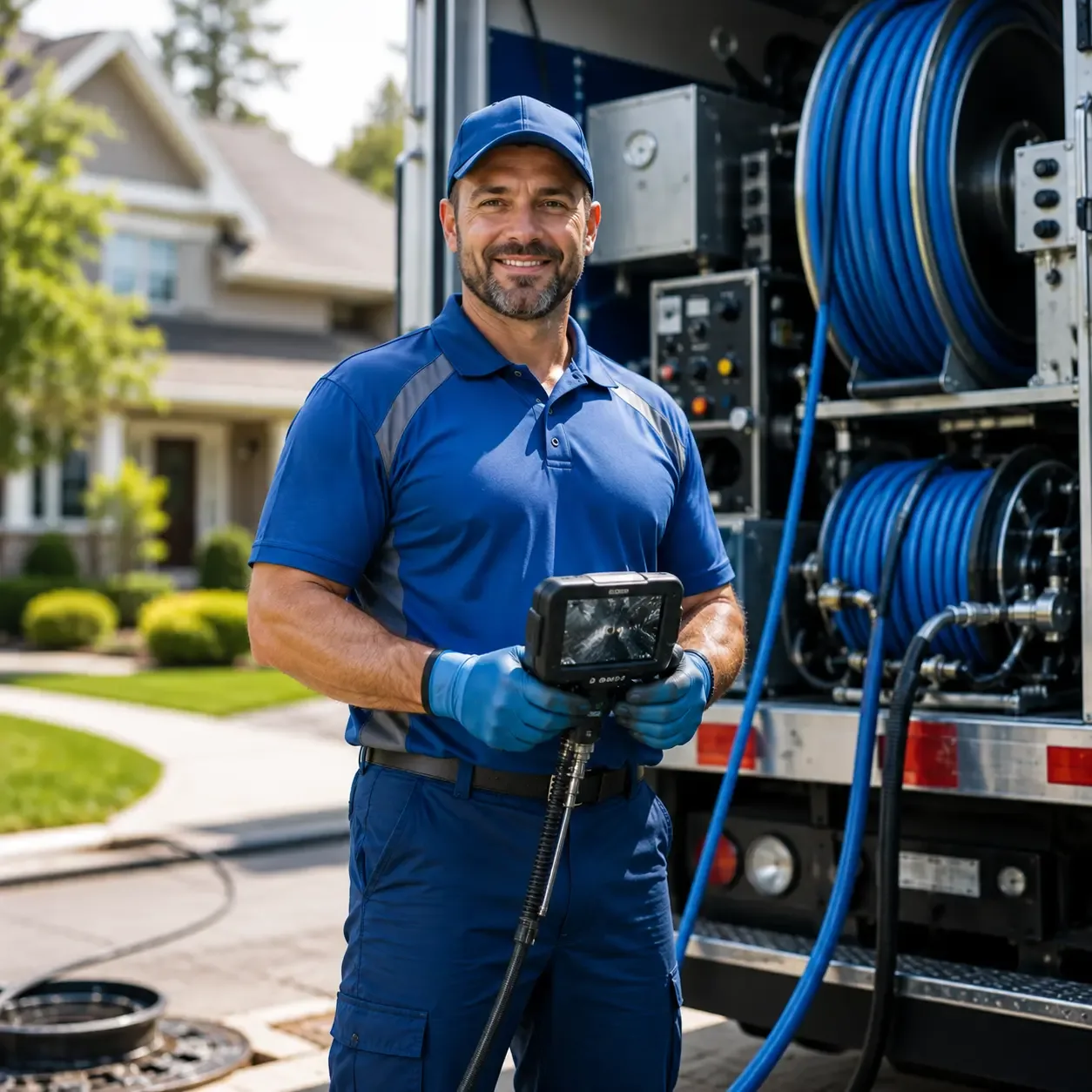 Local outdoor drain cleaning specialists in Lotus, CA
